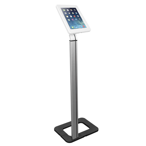 [6956745168267] 6956745168267 Brateck Anti-theft Tablet Kiosk Floor Stand with Aluminum Base Fit Screen Size  9.7”-10.1” (LS)