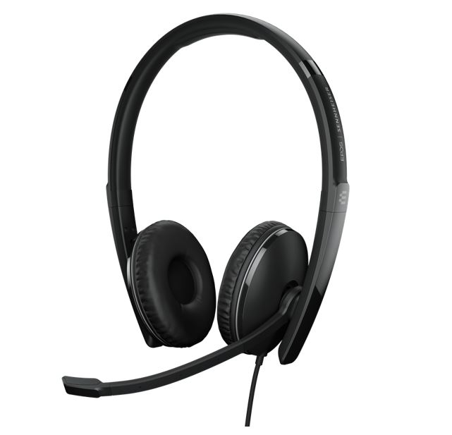 [5714708000204] 5714708000204 EPOS | On-ear double-sided USB-A headset in-line call control. Certified for Microsoft Teams and optimised for UC. Active Noise Cancellation.
