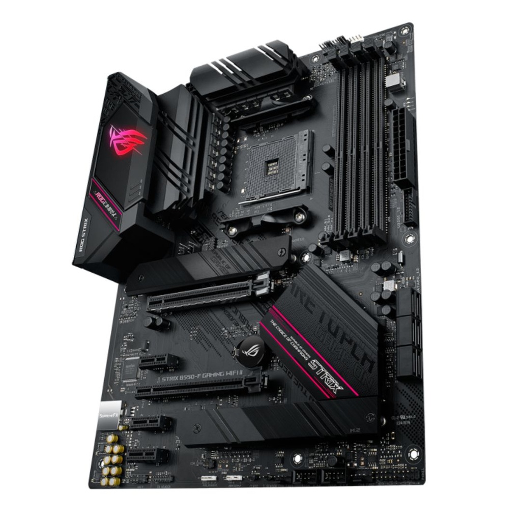 [4711081453321] ASUS AMD B550 ROG STRIX B550-F GAMING WIFI II (Ryzen AM4) ATX Motherboard PCIe 4.0, Intel 2.5Gb Ethernet, WiFi 6E, Dual M.2 Heatsink, SATA 6, (WIFI6)