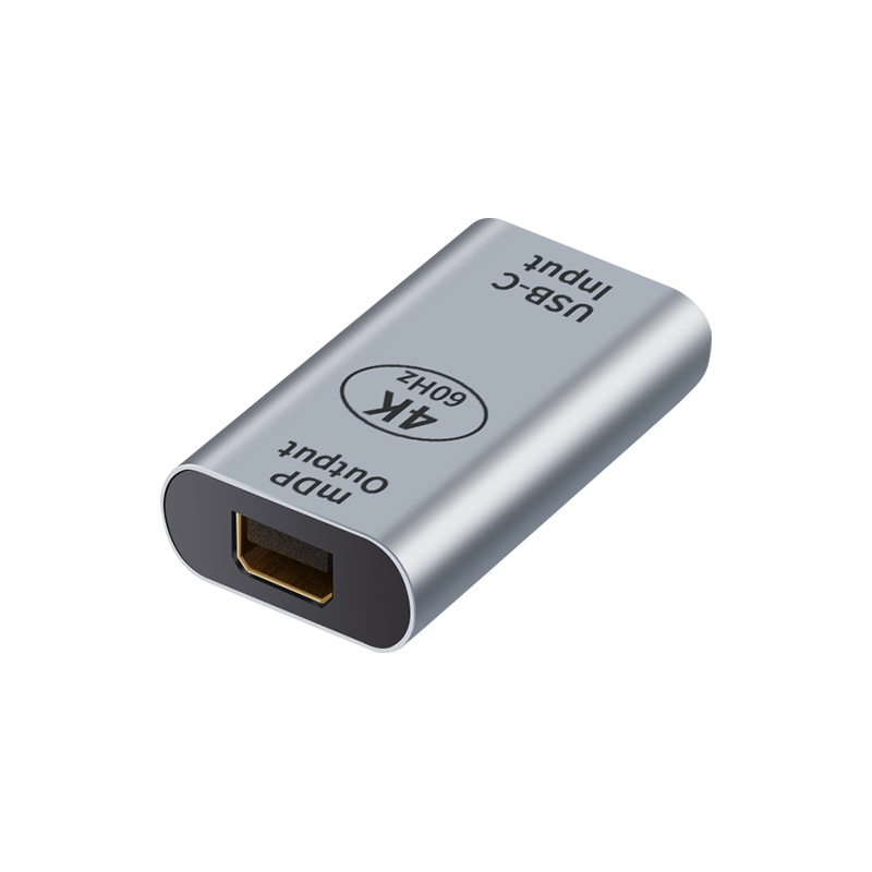 [9320652021101] 9320652021101 Astrotek USB-C to Mini DP DisplayPort Female to Female Adapter support 4K@60Hz for iPad Pro Macbook Air Samsung Galaxy MS Surface Dell XPS
