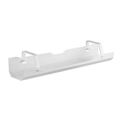 [6956745162609] 6956745162609 Brateck Under-Desk Cable Management Tray - Dimensions:600x135x108mm - White (LS)