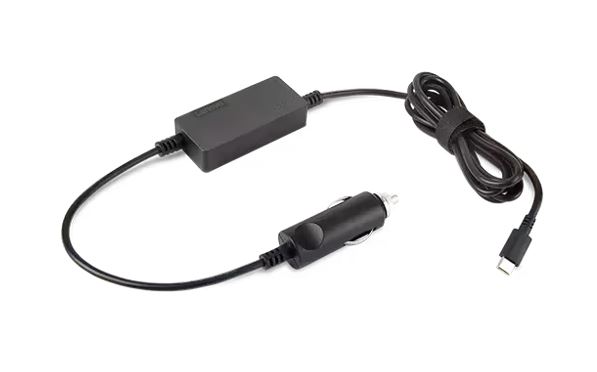 [192076259489] LENOVO Mobile USB-C 65W Car Charger Black Auto (40AK0065WW)