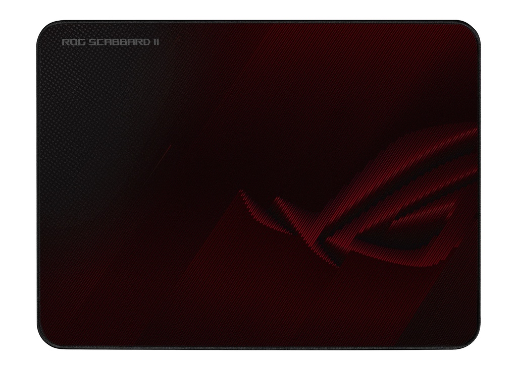 [4711081249054] 4711081249054 ASUS ROG SCABBARD II Gaming Mouse Pad, Medium Size (360x260mm) Water/Oil/Dust Respellent, Anti-Fray, Soft Cloth With Rubber Base