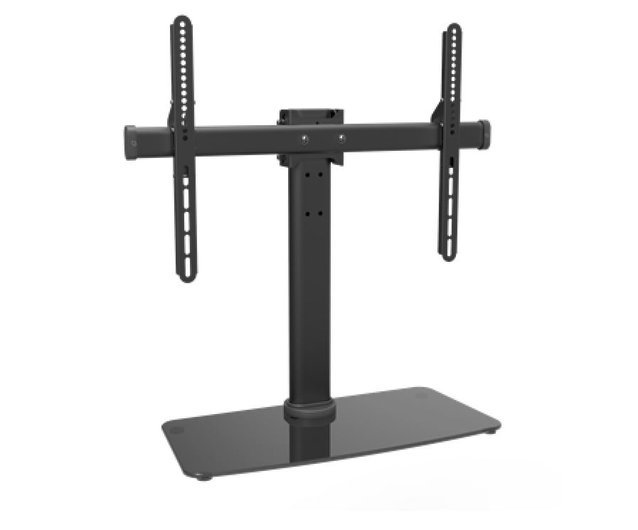[6956745168458] 6956745168458 Brateck Tabletop TV Stand with Tempered Glass Base 32"-55" TV Up to 40kg (LS)
