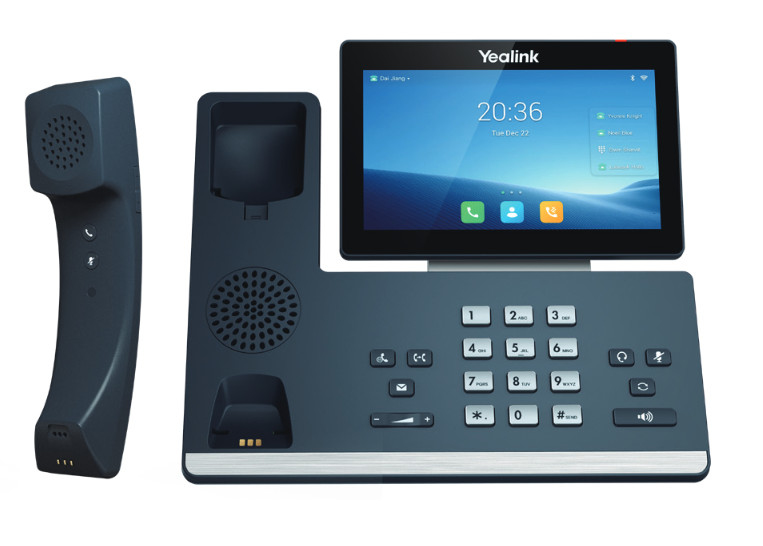 [6938818307698] 6938818307698 Yealink T58WP-C 16 Line IP HD Android Phone with HD Camera, BT Handset, touch screen, HD voice, Dual Gig Ports, Built-in Bluetooth Wifi, USB 2.0