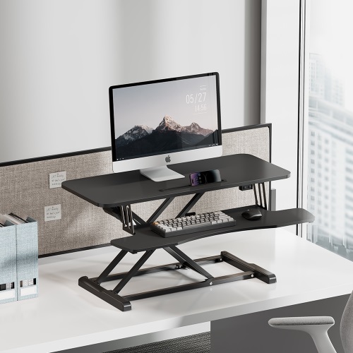 [6956745172899] 6956745172899 Brateck COST-EFFECTIVE ELECTRIC X-LIFT DESK CONVERTER 950x615x156~480mm up to 20kg (LS)
