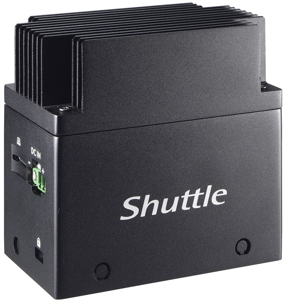 [887993601106] 887993601106 Shuttle EN01E Edge PC-Atom x5-E3940, 8GB LPDDR4, 64GB eMMC, Metal, Fanless, tiny, wide temperature, optional for POE  Capture card  4G LTE