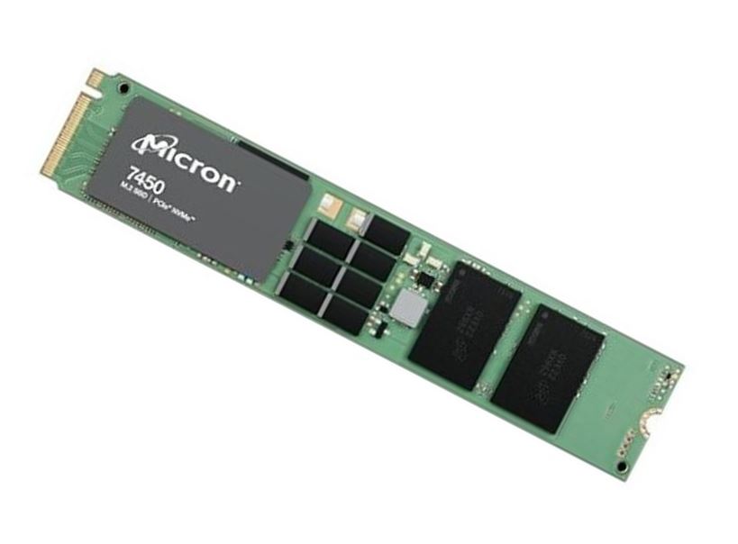 [649528924834] 649528924834 Micron 7450 Pro 3.84TB Gen4 NVMe Enterprise SSD M.2 5000/2500 MB/s R/W 735K/160K IOPS 25700TBW 1DWPD 2M hrs MTTF Server Data Centre 5yrs >1.92TB