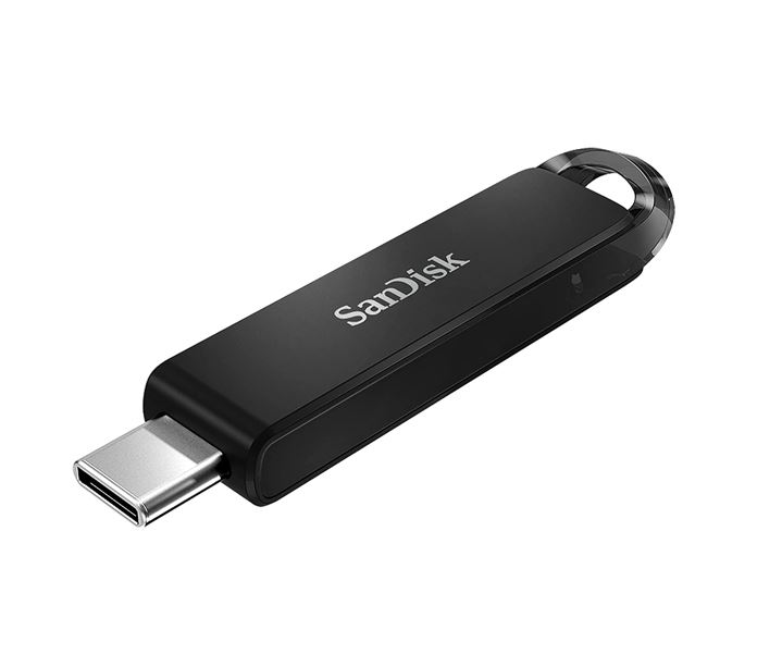 [619659171957] SanDisk Ultra USB Type-C Flash Drive, CZ460 256GB, USB Type C 3.1, Black, Super-thin Retractable, 5Y