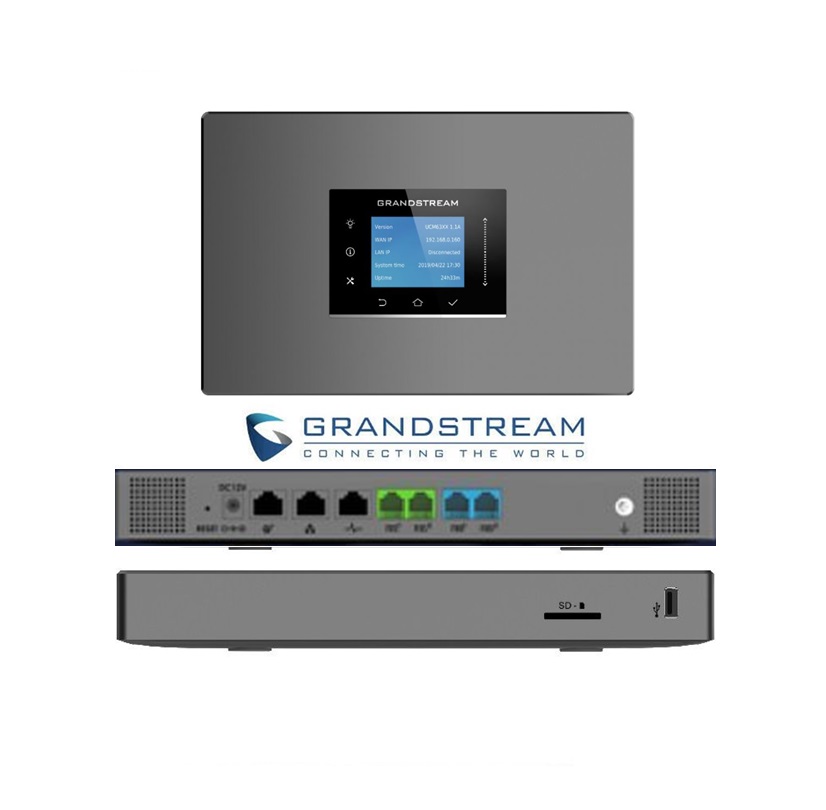 [6947273702979] 6947273702979 Grandstream UCM6302 IP PBX Supporting 2x FXO, 2x FXS Ports, 1000 Users,  H.264/H.263/ H.263+/H.265/VP8 Video Codec