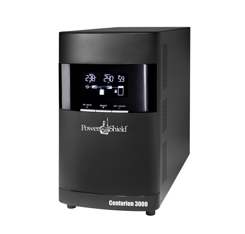 [UPPS-PSCE3000U] UPPS-PSCE3000U PowerShield Centurion Tower UPS 3000VA - 110V - Nema, reliable power backup for sensitive equipment, 2-year warranty