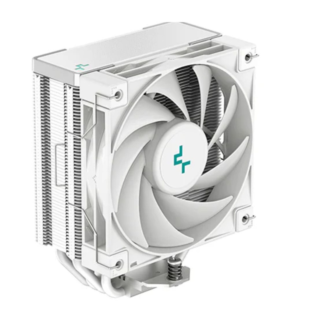 [6933412727422] DeepCool AK400 White Performance CPU Cooler, 4 Heat Pipe Tower, High-Performance FDB Fan, 220W Heat Dissipation, Intel LGA1700/1200/1151 AMD AM4