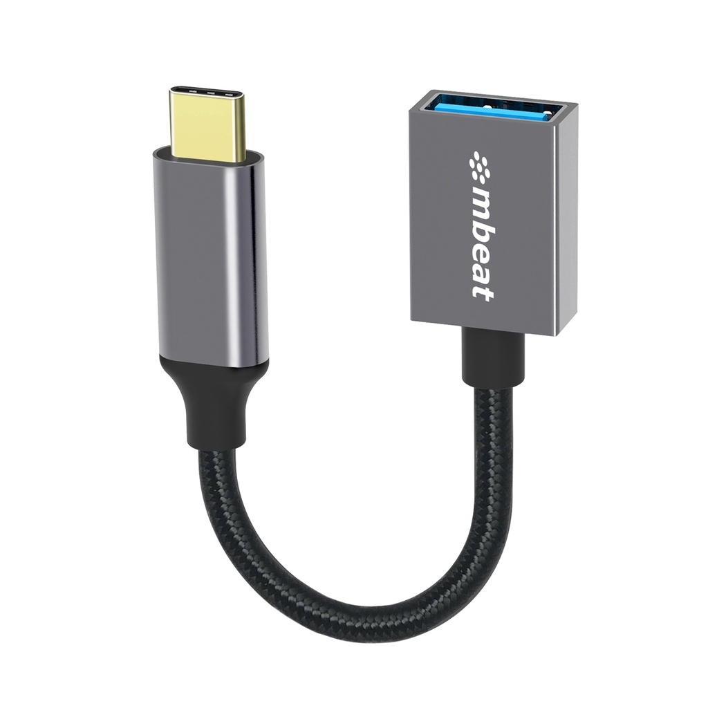 [9346396003364] 9346396003364 mbeat "Tough Link" USB-C to USB 3.0 Adapter with Cable - Space Grey Package Weight: 25g Cable Length: 15cm