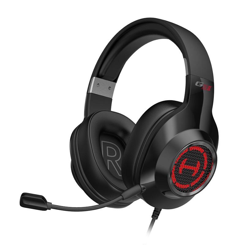 [6923520240685] 6923520240685 Edifier G2II 7.1 Surround Sound USB Gaming Headset with Microphone, RGB Lighting, 360 Degree Surround Sound Effects, 50mm NdFeB- Black