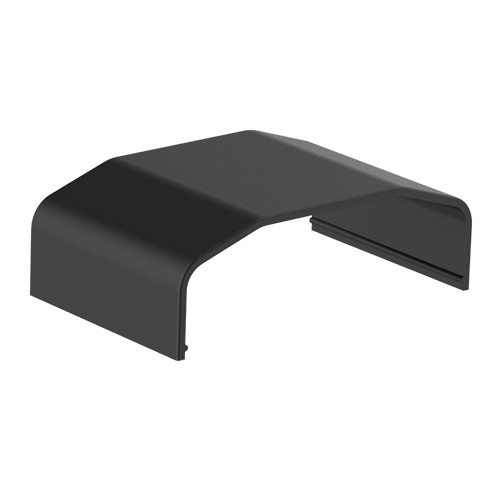 [6956745166317] 6956745166317 Brateck Plastic Cable Cover Joint  Material:ABS Dimensions 64x21.5x40mm - Black (LS)