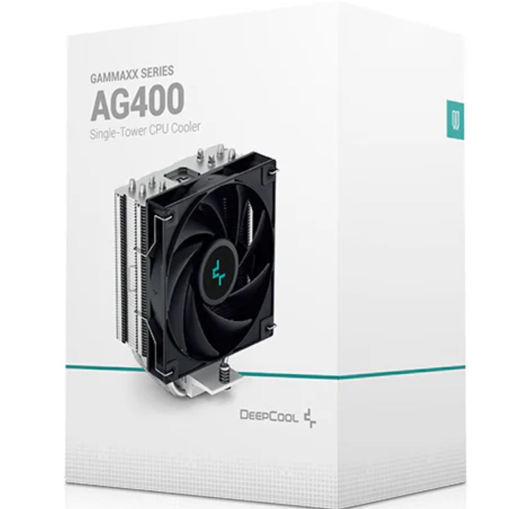[6933412727590] 6933412727590 DeepCool AG400 CPU Cooler 4 Heat Pipes, 120mm PWM Fan, Intel LGA1700/1200/1151/1150/1155 AMD AM5/AM4
