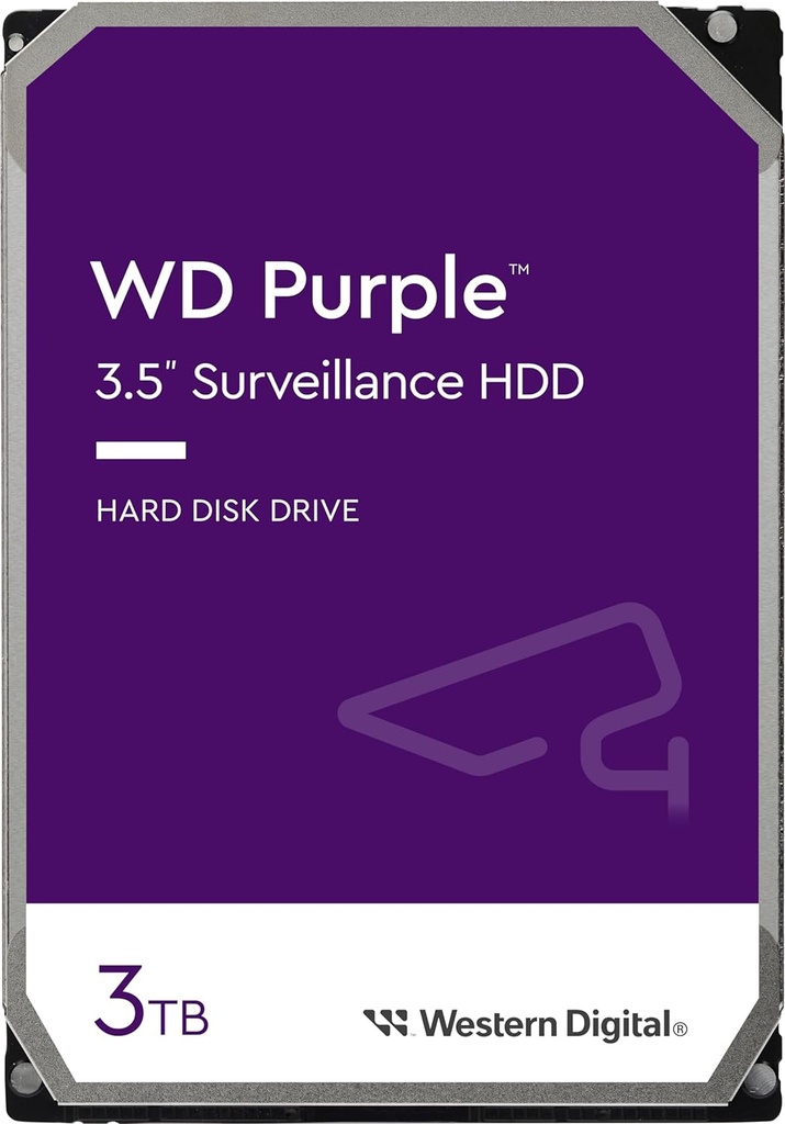[wd33purz-74bwpy0] Western Digital WD Purple 3TB 3.5" SATA Surveillance HDD 256MB Cache 3-Year Limited Warranty