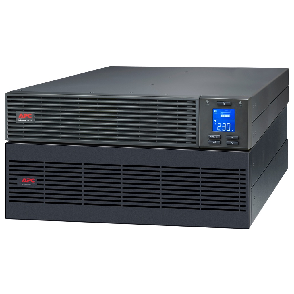 [UPAPC-SRV6KRIL] APC Easy UPS On-Line, 6kVA/6kW, Rackmount 5U, 230V, Hard wire 3-wire(1P+N+E) outlet, Intelligent Card Slot, LCD, Extended Runtime, W/O rail kit