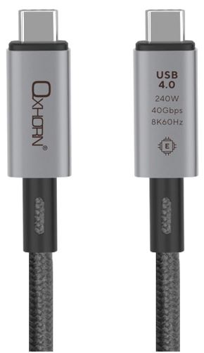 [CB-U4-B01] CB-U4-B01 Oxhorn USB 4.0 Type C to Type C Gen3 Cable