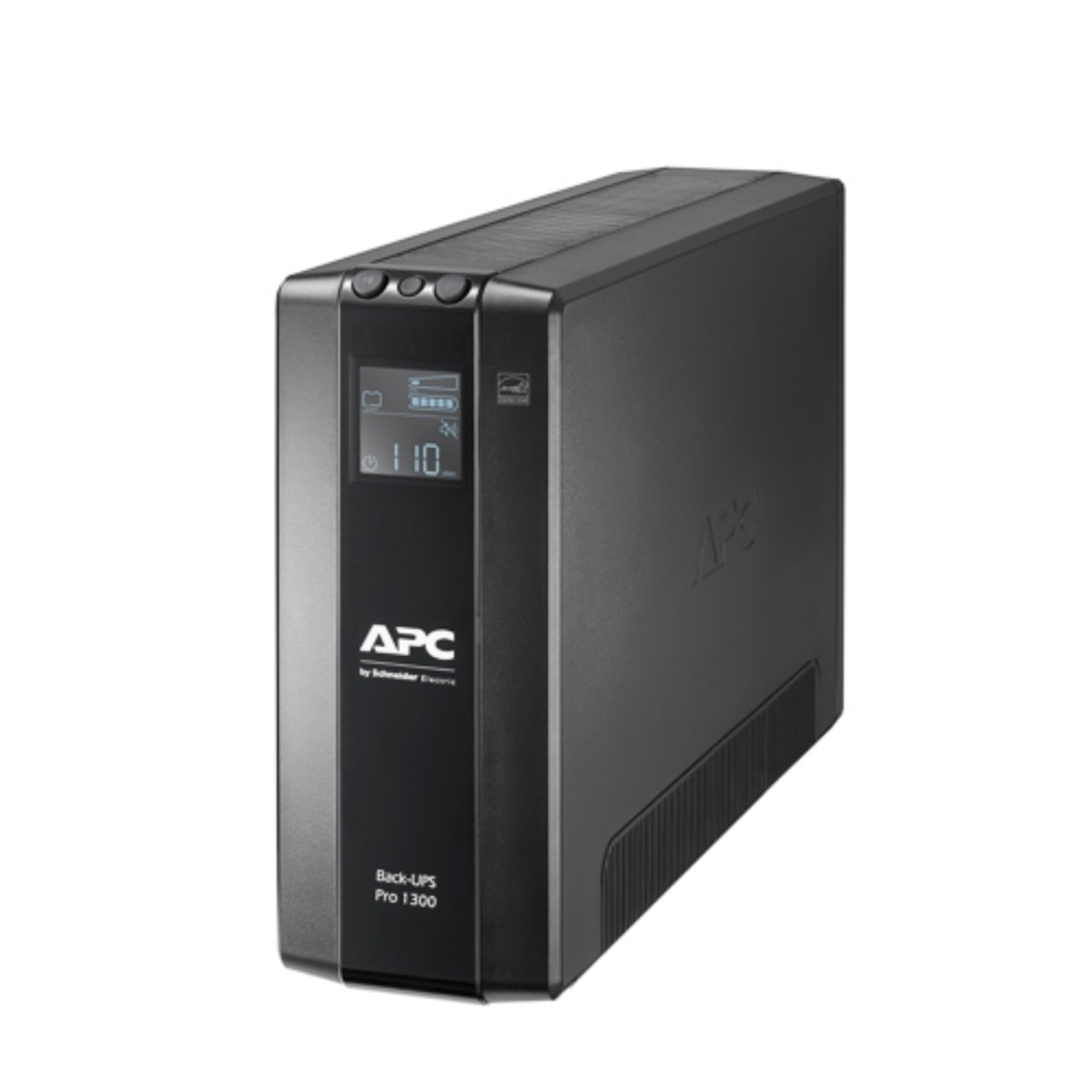 [731304346906] APC Back-UPS Pro 1300VA/780W Line Interactive UPS, Tower, 230V/10A Input, 8x IEC C13 Outlets, Lead Acid Battery, LCD, AVR
