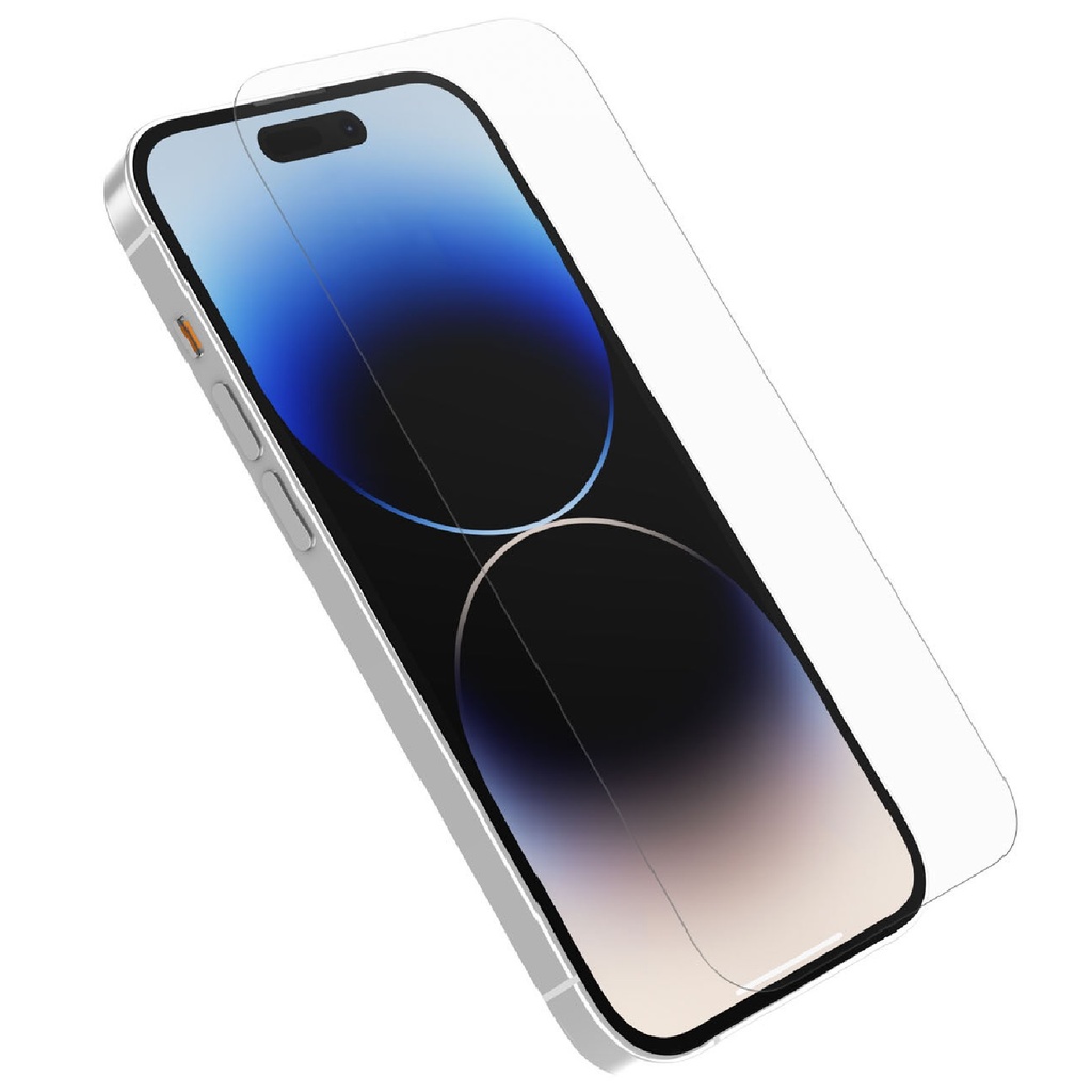 [840262385312] OtterBox Trusted Glass Apple iPhone 14 Pro Screen Protector Clear - (77-88917), 2x Anti-Scratch, Drop Defense, Reinforced Edges, 2 Years Warranty