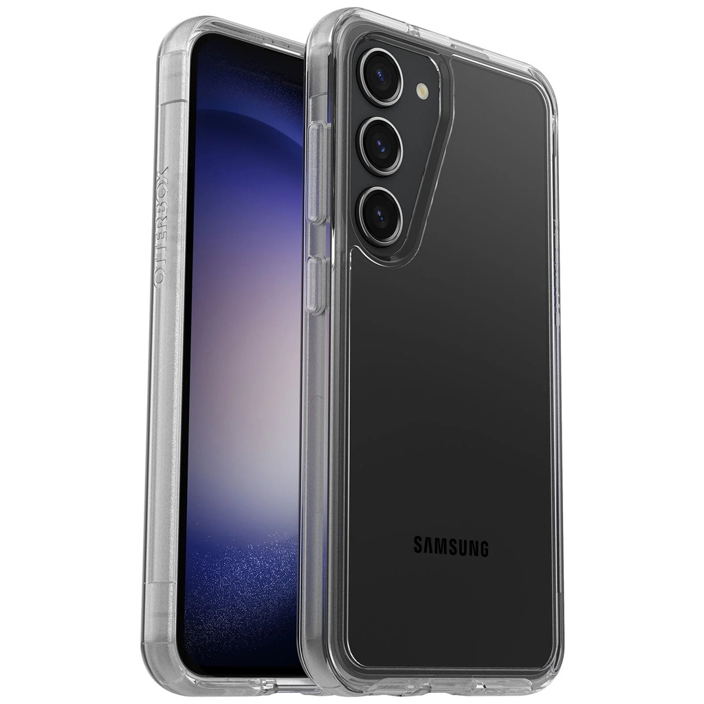 [840304713950] 840304713950 OtterBox Symmetry Clear Samsung Galaxy S23 5G (6.1") Case Clear - (77-91213), Antimicrobial, DROP+ 3X Military Standard, Ultra-Sleek, 7 Years Warranty