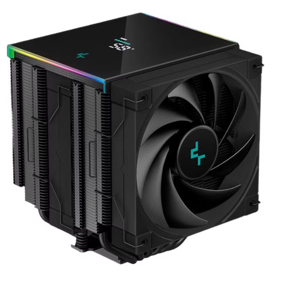 [6933412728221] 6933412728221 DeepCool AK620 Digital High Performance Dual Tower CPU Cooler, 6 Copper Heat Pipes, Real-time Status Screen, 2x 120 FDB Fans, 260W Heat Dissipation LG