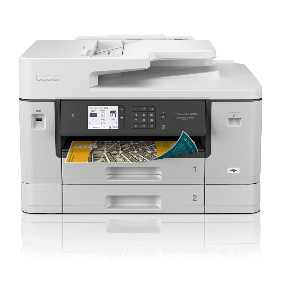 [4977766818018] 4977766818018 MFC-J6940DW A3 Business Inkjet Multi-Function Printer with print speeds of 28ppm, dual tray paper handling supporting up to A3  efficient A4 2-sided