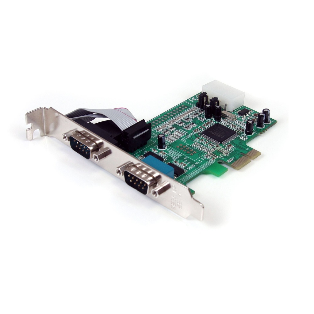 [65030841740] 65030841740 StarTech PEX2S553 Serial Adapter - Low-profile Plug-in Card - PCI Express - PC, Mac, Linux - 2 x Number of Serial Ports External