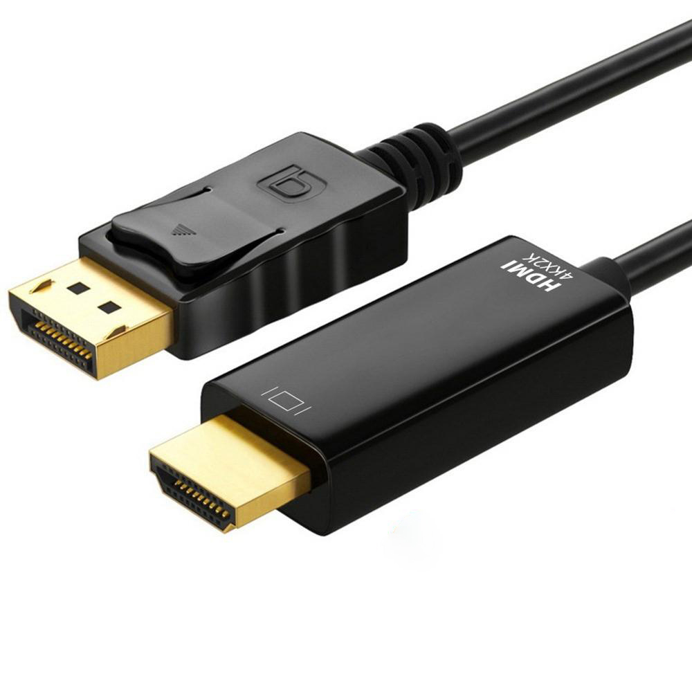 [9320652021163] 9320652021163 Astrotek 3m DisplayPort DP to HDMI Cable Converter Adapter - Male to Male 4K Resolution For Laptop PC to Monitor Projector HDTV Video Card