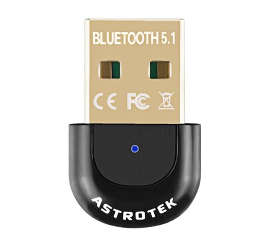 [9320202108337] 9320202108337 Astrotek Mini USB Bluetooth Receiver Dongle Wireless Adapter V5.0 3Mbps for PC Laptop Keyboard Mouse Mobile Headset  Headphone Speaker