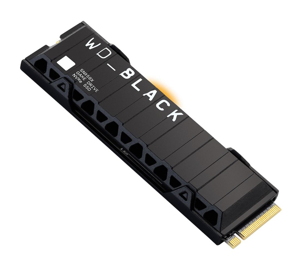 [718037891385] 718037891385 Western Digital WD Black SN850X 1TB Gen4 NVMe SSD Heatsink for PS5 - 7300MB/s 6300MB/s R/W 600TBW 1100K/800K IOPS 1.75M Hrs MTBF 5yrs ~WDS100T1XHE
