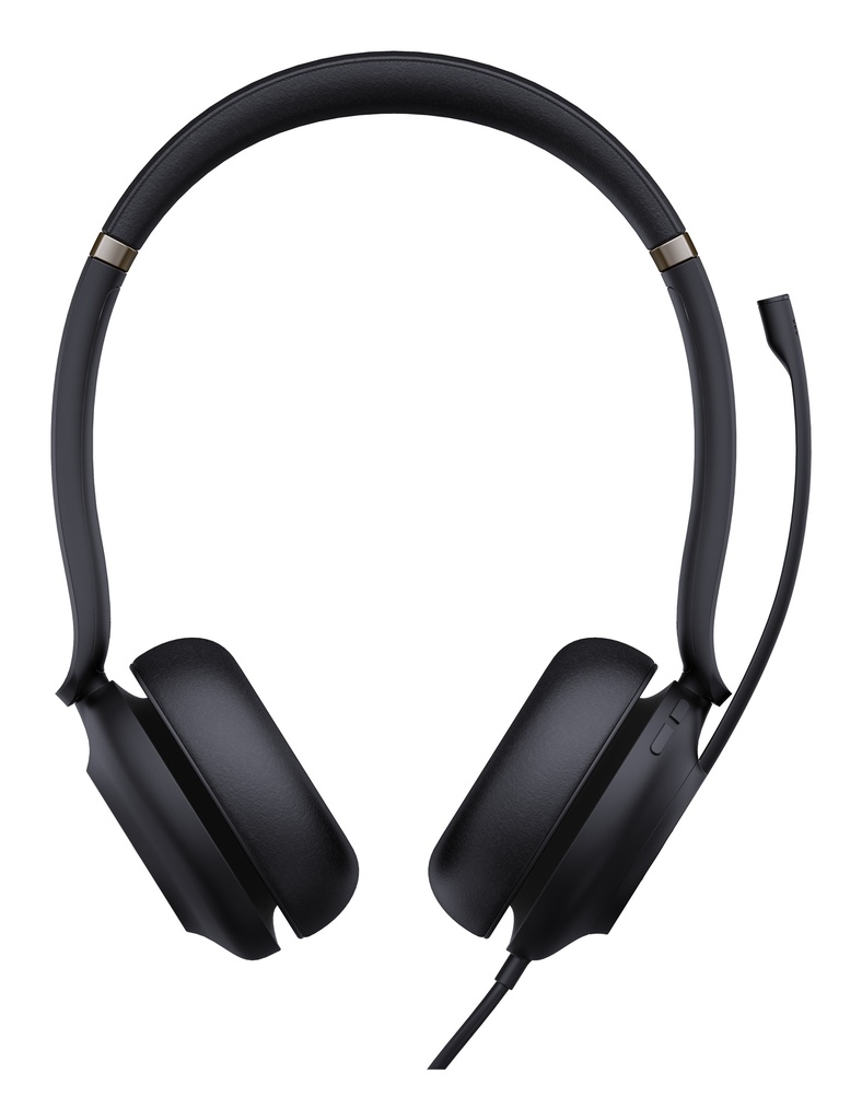 [6938818315266] 6938818315266 Yealink TEAMS-UH37-D MicrosoftTeams Certified USB Wired Headset, Stereo, USB-A 2.0, 35mm Speaker, Busylight, Leather Ear Cushion *LAST STOCK