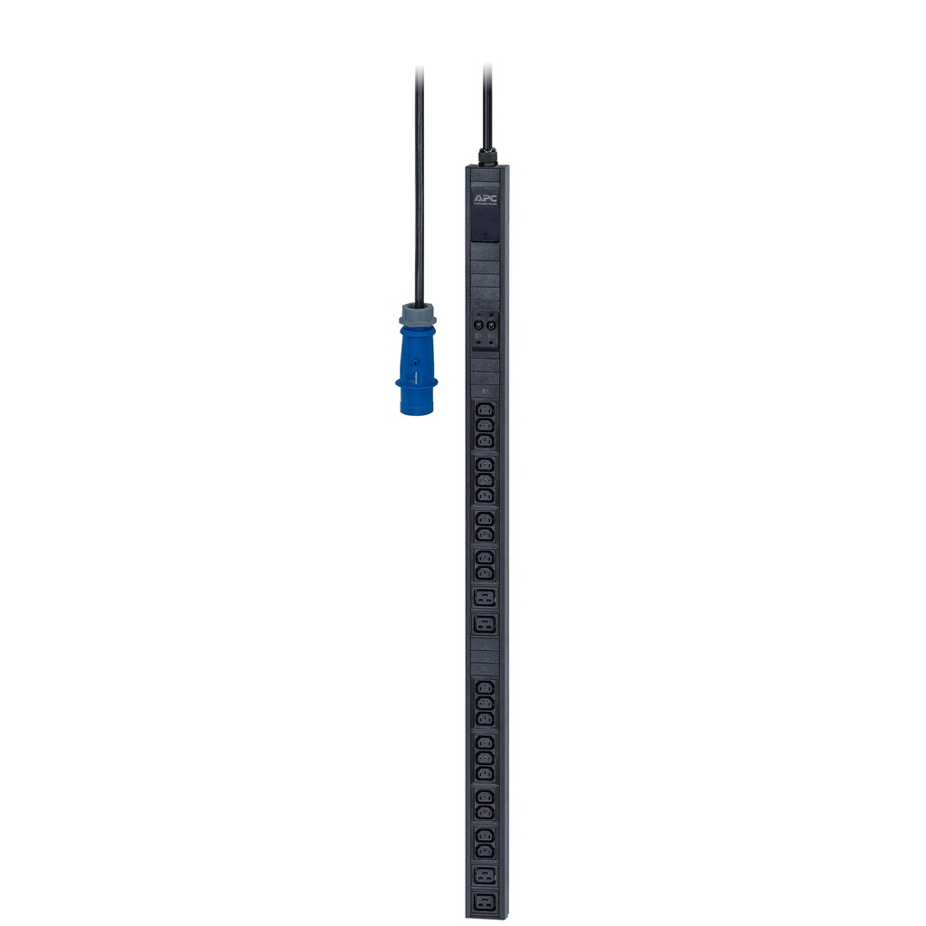 [731304405023] 731304405023 APC Easy Rack Basic PDU, 0U Vertical, 230V/32A 2P+E Input, 1 Phase, 7.4kW, 4x IEC C19  20x IEC C13 Outlets