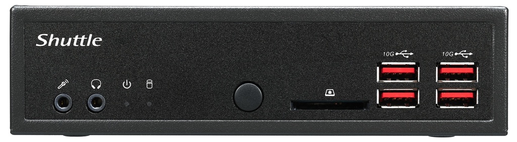 [887993004440] 887993004440 Shuttle DH32U XPC Slim, Intel Tiger lake-U Pentium 7505, 2xDDR4, 2.5" HDD/SSD Bay, 2x Intel i211, 1x RS232, HDMI, 90W, VESA Mount