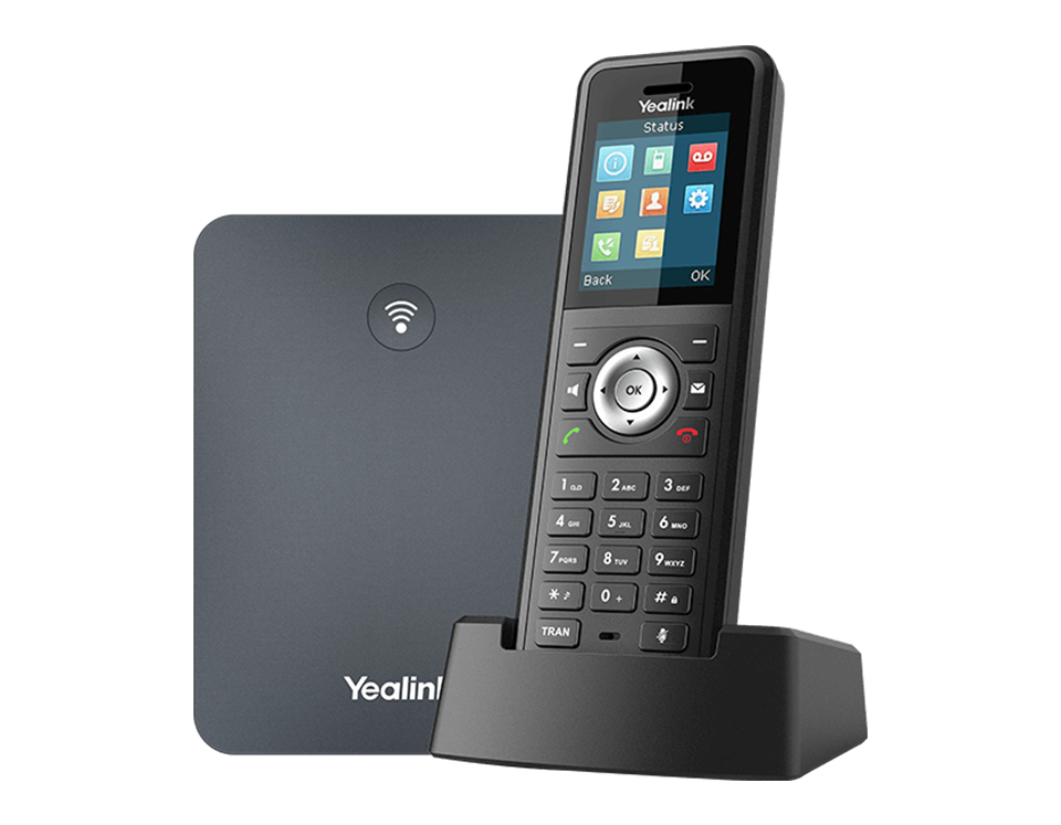 [6938818308497] 6938818308497 Yealink W79P DECT Solution including W70B Base Station and 1x W59R Handset, IP67 professional ruggedized, Microsoft SIP Gateway, Bluetooth