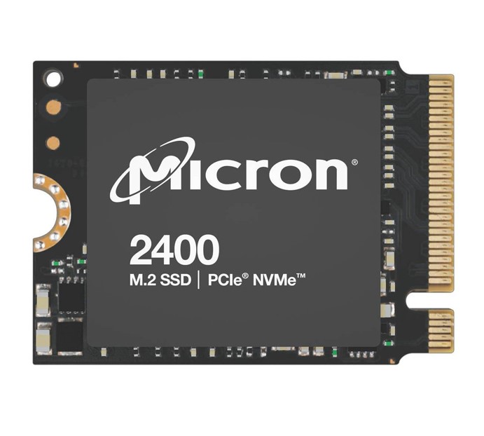 [649528935120] Micron/Crucial 2400 1TB M.2 2230 NVMe SSD 4500/3600 MB/s 600K/650K 300TBW 2M MTTF for PS5 MS Surface Valve Steam Deck Asus Rog Ally Lenovo Legion Go