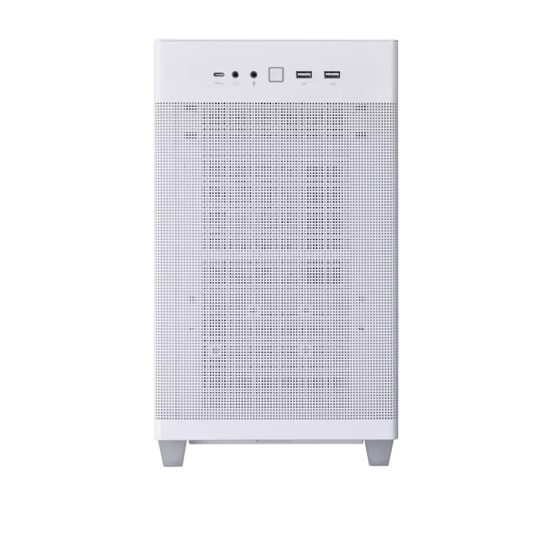 [4711081771852] 4711081771852 ASUS Prime AP201 Tempered Glass White MicroATX Case, Tool-free Side Panels, ATX PSUs Up To 180mm, 360mm Coolers Support, Graphic Cards Up To 338mm