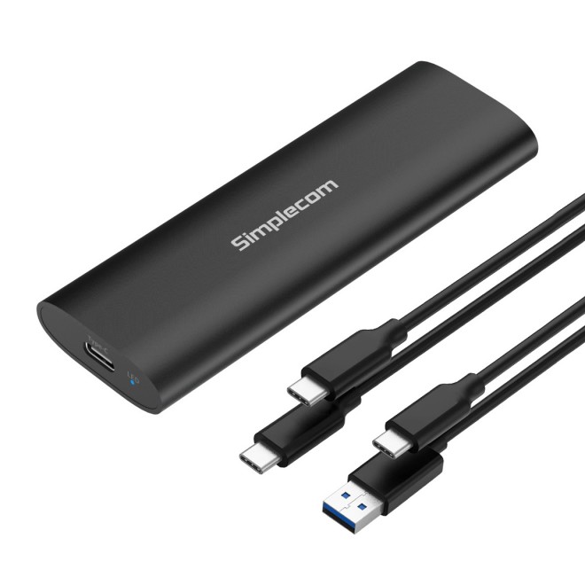 [9350414002413] 9350414002413 Simplecom SE516 NVMe / SATA Dual Protocol M.2 SSD Tool-Free USB-C Enclosure USB 3.2 Gen 2 10Gbps