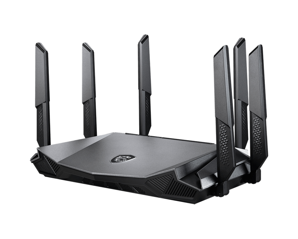 [4719072983345] 4719072983345 MSI RadiX AX6600 WiFi 6 Tri-band Gaming Router, 2.4GHz / 5GHz, 6x antenna, Quad-core 1.8GHz, 256MB flash and 512MB DDR4 RAM, USB 3.0 x1