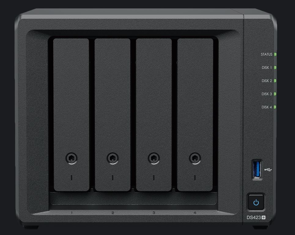 [4711174725007] 4711174725007 Synology DS423+ 4-Bay 3.5" Diskless, Intel Celeron 4-core, 2xGbE NAS (SMB) - 2GB RAM  - 3 Year Warranty