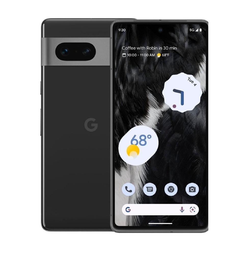 [840244700591] 840244700591 Google Pixel 7 5G 128GB - Obsidian (GA03923-US)*AU STOCK*, 6.3", Full HD+, 90Hz, 8GB/128GB, 50MP/10.8MP, Single SIM + eSIM, 4355mAh, 2 Years Warranty