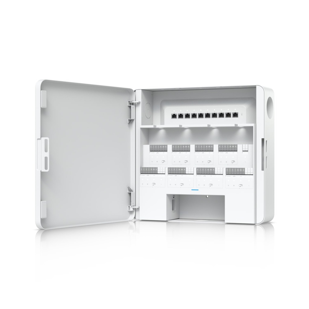 [810084693117] 810084693117 Ubiquiti Enterprise Access Hub, With Entry And Exit Control to Eight Doors, Battery Backup Support,(8) Lock terminals (12V or Dry), 2Yr Warr