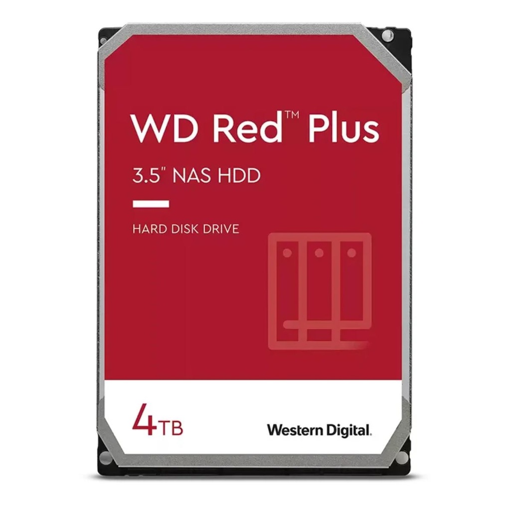 [WD40EFPX-68C6CN0] WD40EFPX-68C6CN0 Western Digital WD Red Plus 4TB 3.5" NAS HDD SATA III NAS Hard Drive 5400 RPM 256MB Cache 180MB/S 1mil Hours MTBF 180TB/Year (WD40EFPX)