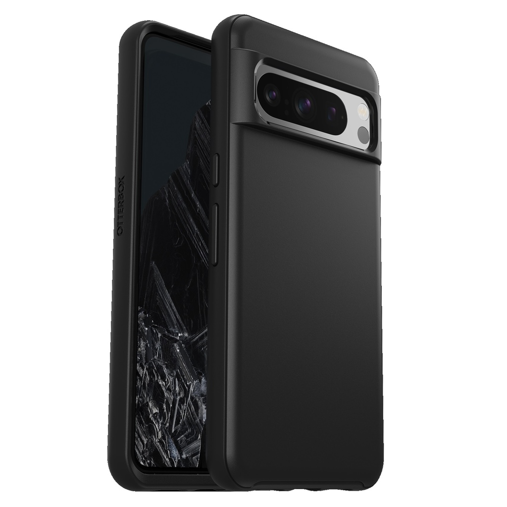 [840304754311] 840304754311 OtterBox Symmetry Google Pixel 8 Pro (6.7") Case Black - (77-94856), DROP+ 3X Military Standard, Raised Edges, Ultra-Sleek, 7 Years Warranty