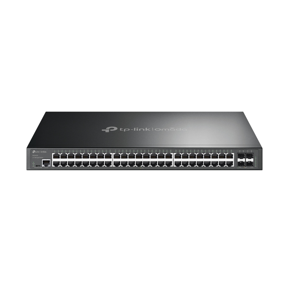 [6935364006471] 6935364006471 TP-Link SG3452X JetStream 48-Port Gigabit L2+ Managed Switch with 4 10GE SFP+ Slots  Omada, Integration with Omada SDN Controller, Static Routing, OAM