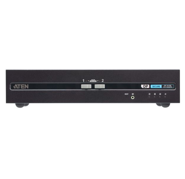 [KVA-CS1142DP4] Aten 2-Port USB DisplayPort Dual Display Secure KVM Switch (PSD PP v4.0 Compliant)