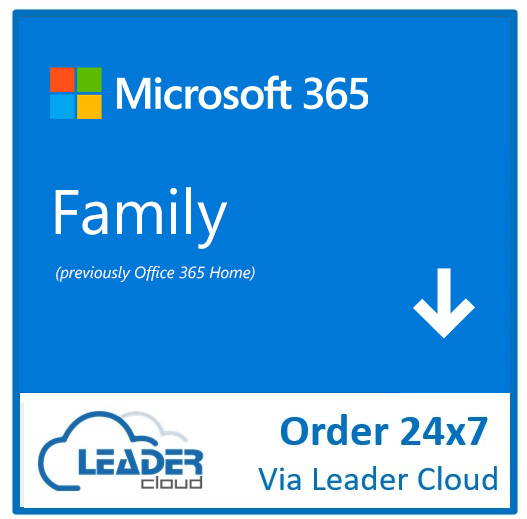 [CSP-ESD-M365H] Microsoft ESD 365 Family / Home ( ESD Product Key Via Leader  CSP Portal - No Refund)