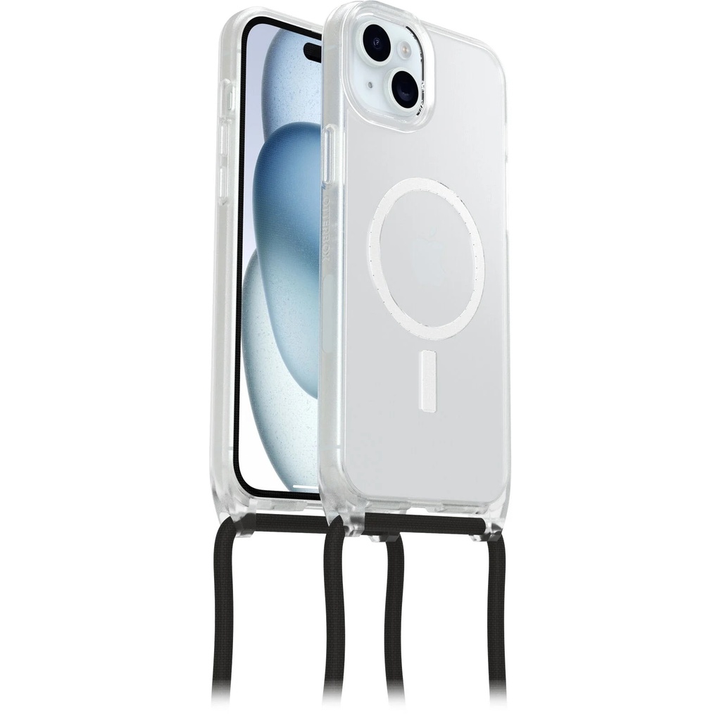 [840304739387] 840304739387 OtterBox React Necklace MagSafe Apple iPhone 15 Plus / iPhone 14 Plus (6.7") Case Clear-(77-93579),DROP+ Military Standard,7 Years Warranty