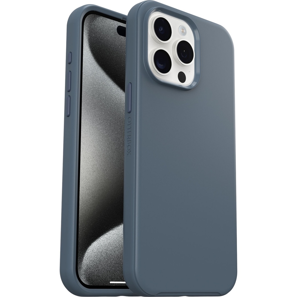 [840304732821] 840304732821 OtterBox Symmetry+ MagSafe Apple iPhone 15 Pro Max (6.7") Case Bluetiful (Blue) - (77-92902),Antimicrobial,DROP+ 3X Military Standard,7 Years Warranty